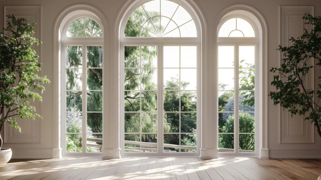 luxury window installation, no text reallistic