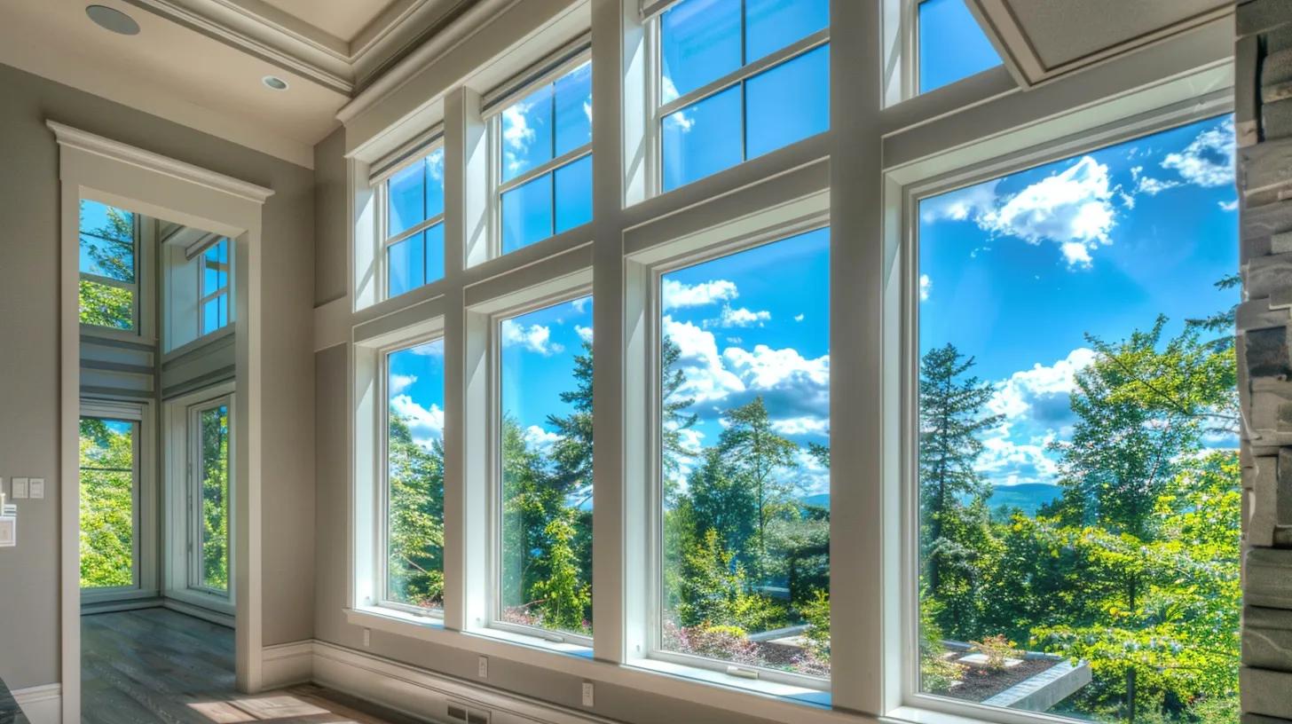 residential window installed, luxury elegant