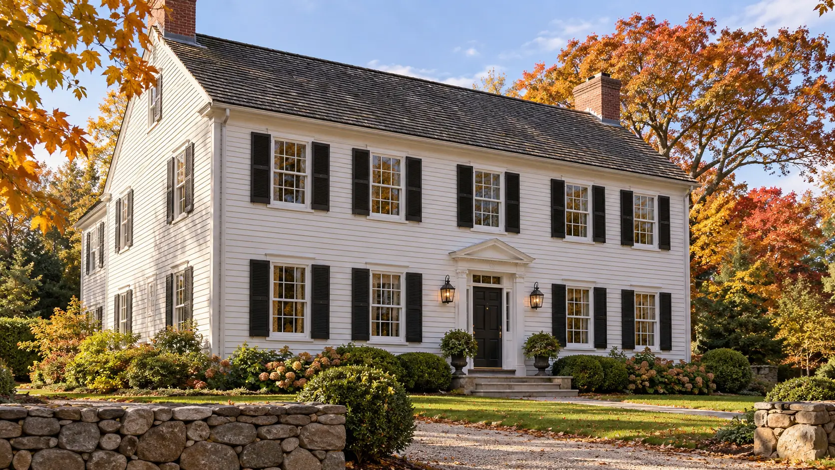 autumn-colonial-home-in-new-england